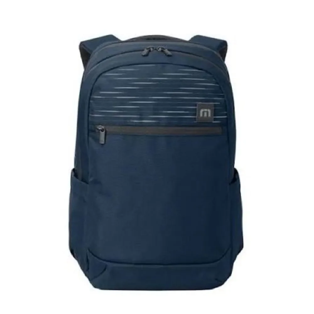 TravisMathew Approach Backpack In River Blue Navy, Like New - Picture 1 of 11